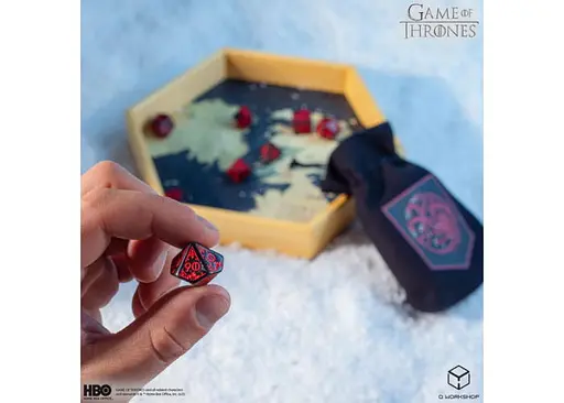Набір кубиків Game of Thrones. Targaryen Dice Set , 7 шт. (GOT/00190166/2025/3/A) - фото 4