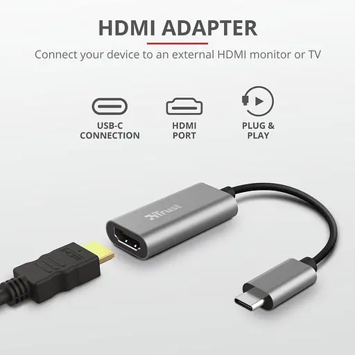 Адаптер HDMI Trust DALYX USB-C to HDMI (23774) - фото 10