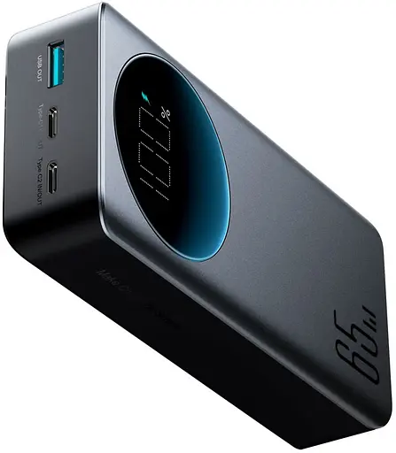 УМБ Joyroom 30000mAh 65W USB-A 2xUSB-C In/Out,PD,QC3.0 Black - фото 4