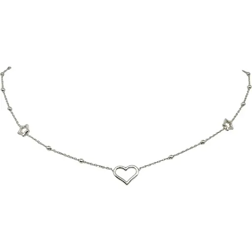 Серебряное колье Qvaliz. 908-CLT9552RH