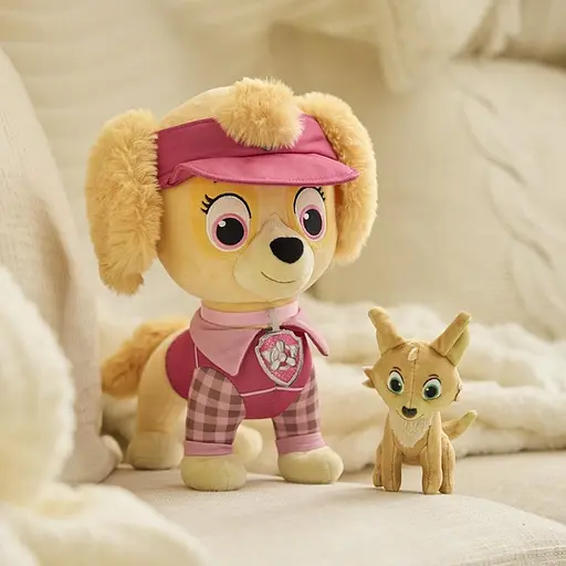 Мягкая игрушка Paw Patrol Щенячий патруль Щенок Скай с любимцем 30 см (SM47401/7700) - фото 6