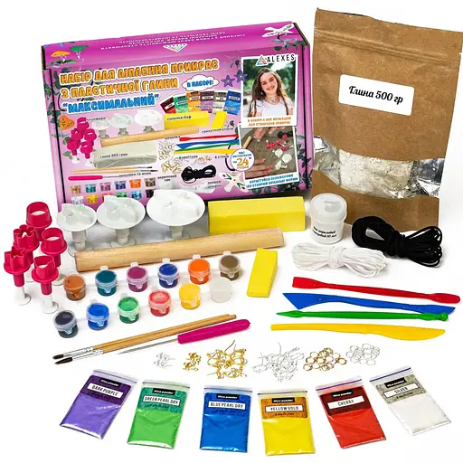 Большой набор для создания украшений Alexes GL-009 из пластической глины - фото 1