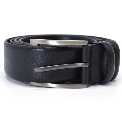 Ремінь Sergio Torri зі шкіри оленя чорний, класична пряжка acs0032064 - фото 2