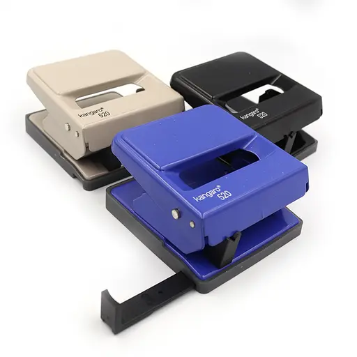 Діркопробивач Kangaro, 25 аркушів, діаметр 5.5 мм, лінійка, 520PUNCH (В асортименті) - фото 2