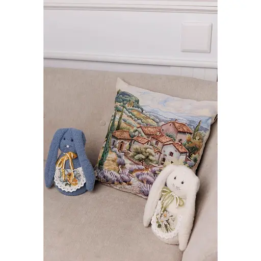 Подушка гобеленова Прованс Лавандова провінція 45х45 см (44308) - фото 5