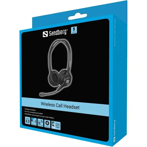 Гарнитура Sandberg Wireless Call Headset Bluetooth Black - фото 5