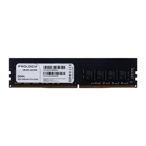 Оперативна пам'ять Prologix 16GB DDR4 2666MHz (PRO16GB2666D4)