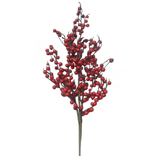 Гілка декоративна Yes! Fun Червоні ягоди, 54 см