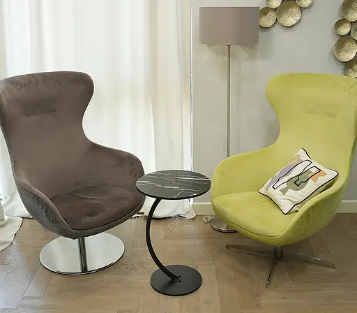 Приставний столик Fabrika BRIK Marble Black  - фото 7