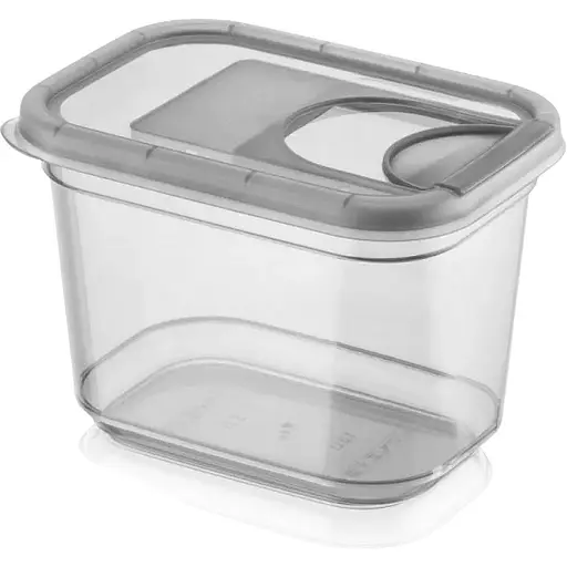 Уценка. Пластиковый контейнер Violet House 0371 Transparente Black 1.3 л (0371 Transparente Black д/сипучи)