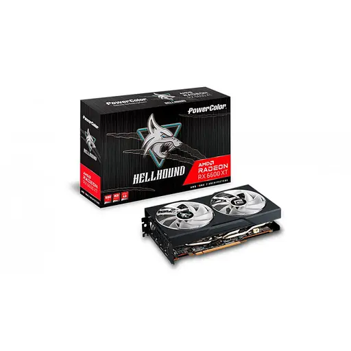 Видеокарта PowerColor AMD Radeon RX 6600 8Gb Hellhound (AXRX 6600 8GBD6-3DHL) (GDDR6, 128 bit, PCI-E v4.0) Б/у - фото 3