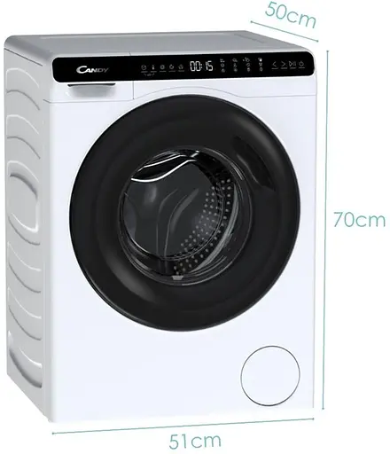 Стиральная машина Candy CW50-BP12307-S компакт 70 см высота 5 кг - фото 8
