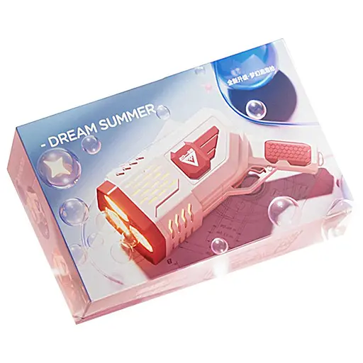 Пістолет з мильними бульбашками SHT 333-16 на 36 отворів + 2xbottle 150ml Pink - фото 4