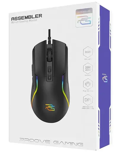 Миша Proove Gaming Assembler USB Black (CMAS00000101) - фото 5