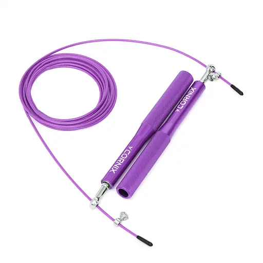 Скакалка скоростная для кроссфита Cornix Speed Rope XR-0159 Purp - фото 2