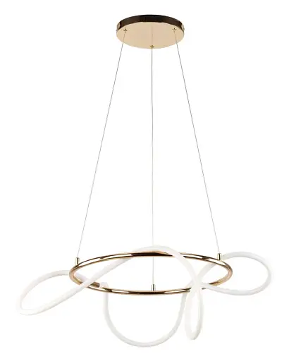 Підвісний світильник, люстра TK Lighting 6775 Blaton LED 1x53W 4000K 5856Lm IP20 золотий - фото 1