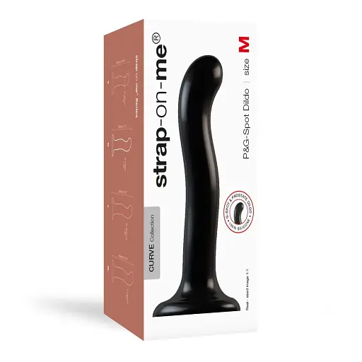 Насадка для страпону Strap-On-Me P&G-Spot Dildo силікон розмір M - фото 5