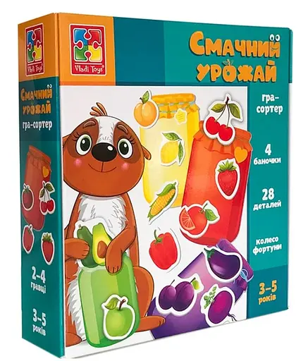 Мини-развивашка сортер Вкусный урожай, VT1804-41