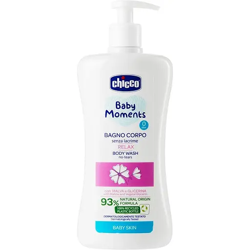 Гель для купания Chicco Baby Moments Без слез успокаивающий 500 мл (10582.00)