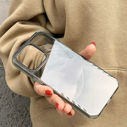 Чохол Epik TPU+PC Multi-Color для Apple iPhone 14, 6.1 Black - фото 3