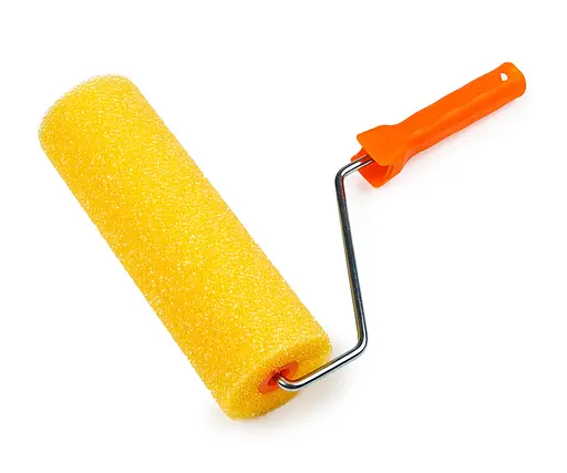 Валик структурный "Шероховатый" 8х80х250 мм профессиональный Polax с ручкой (21-006)