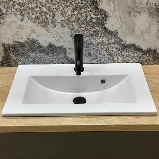 Умивальник VBI Teora 60 white врізний VBI-018051, Білий - фото 3