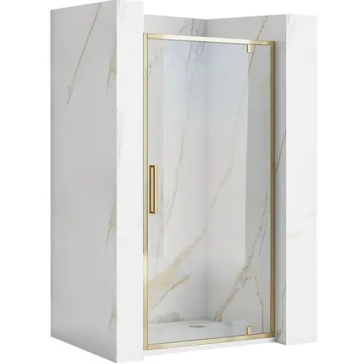 Душевые двери Rea Rapid Swing 90 gold REA-K5618 - фото 1