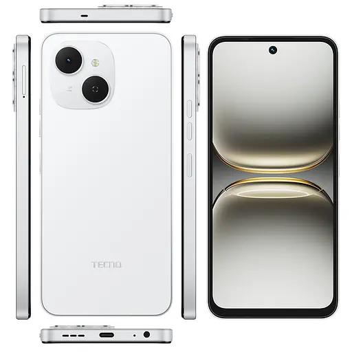 Смартфон Tecno Spark 40C KM4k 4/128GB Veil White 4894947093036 - фото 10