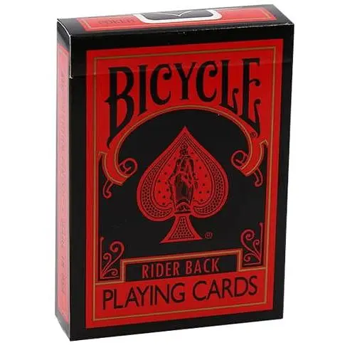 Карти гральні United States Playing Card Company Bicycle - Reverse (Red & Black) (ВР_КИРРБ)