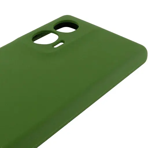 Чехол Silicone Cover Lakshmi Full Camera AA для Motorola Edge 50 Зеленый / Dark green - фото 4