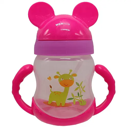 Поильник с силиконовым носиком "Микки" Mega Zayka MGZ-0325(Crimson) 250 мл - фото 1