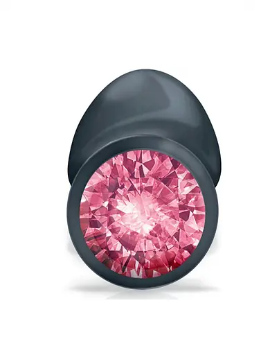 Анальна пробка зі зміщеним центром ваги і кристалом Dorcel Geisha Plug 11 см (чорний) - фото 3