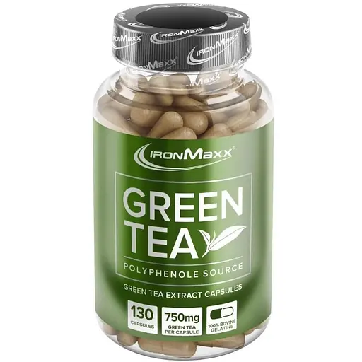 Натуральная добавка Ironmaxx Green Tea, 130 капсул