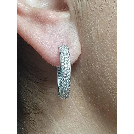 Серебряные серьги Dear с фианитами. 3311.1С - фото 3