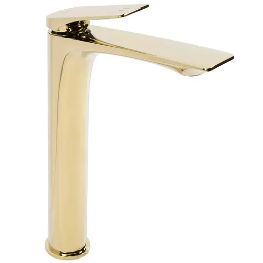 Смеситель для умывальника Rea Avalon gold высокий REA-B1127 Золотой - фото 1
