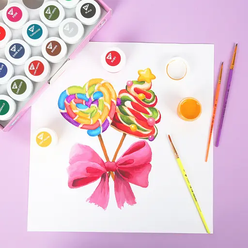 Гуашеві фарби Yes Pusheen 24 кольорів по 20 мл (230404) - фото 7