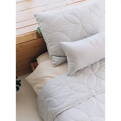 Набір Sonex Hawaii: покривало двостороннє 240х220 см + наволочка 70х50 см 2 шт. світло-сірий (SO102526) - фото 4