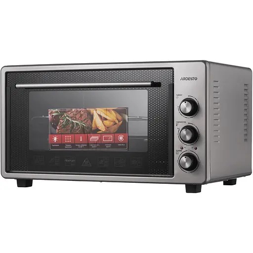 ARDESTO Електрична міні-піч MEO-S45GG - 1600Вт/45 л./таймер/сіра