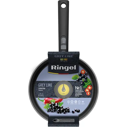 Сковорода Ringel Grey Line зі з`ємною ручкою 20 см (RG-1155-20) - фото 4