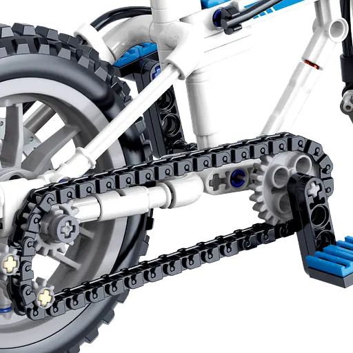 Конструктор велосипед  ZHEGAO COOl  DESIGN BIKE спортивний швидкісний  228 деталей - фото 3