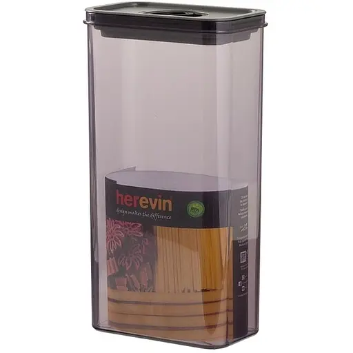 Контейнер пищевой Herevin Canister-Vacuum Lid-White-Black вакумная крышка 3 л (161194-000) - фото 2