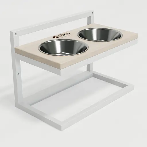 Hollky Flex M — миски на регульованій підставці для середніх собак (2 × 0.85 л) - фото 5