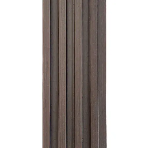 Рейка декоративна Wall Sticker WPC стінова 3000х160х23 мм Горіх SW-00001535 - фото 5