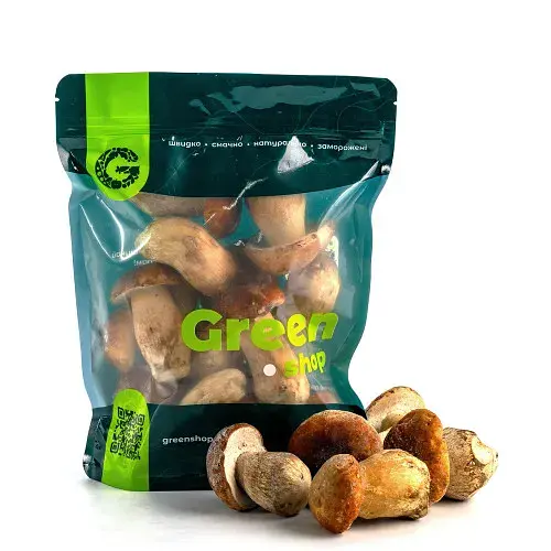 Замороженные белые грибы Green Shop целые 500 г
