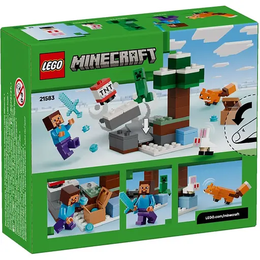 Конструктор LEGO Minecraft Пригоди Стіва в тайзі 79 деталей (21583). - фото 5