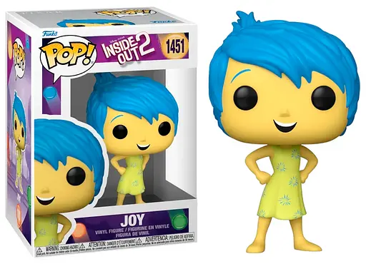 Фігурка Funko Pop Думками Навиворіт Радість Inside Out Joy 10 см FP IO 1451