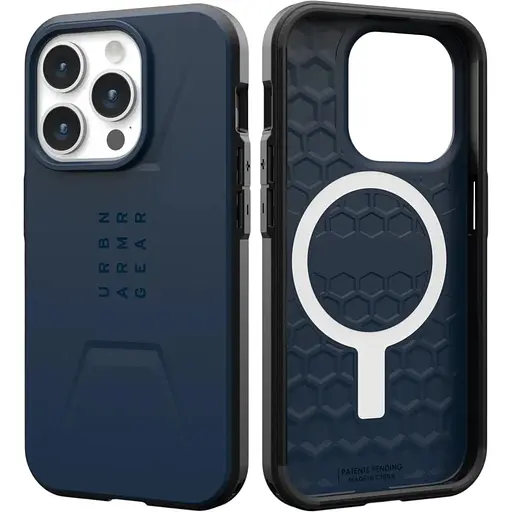 Оригінальний протиударний чохол UAG Civilian MagSafe для iPhone 15 Pro Max (6.7") Mallard 114295A15555