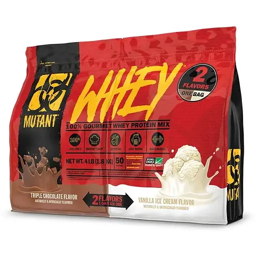 Протеїн Mutant Whey, 1.8 кг - Потрійний шоколад/Ванільне морозиво - фото 1