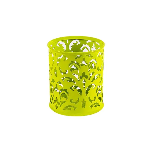 Стакан для ручек металлический Узоры, 8x10 см - фото 4