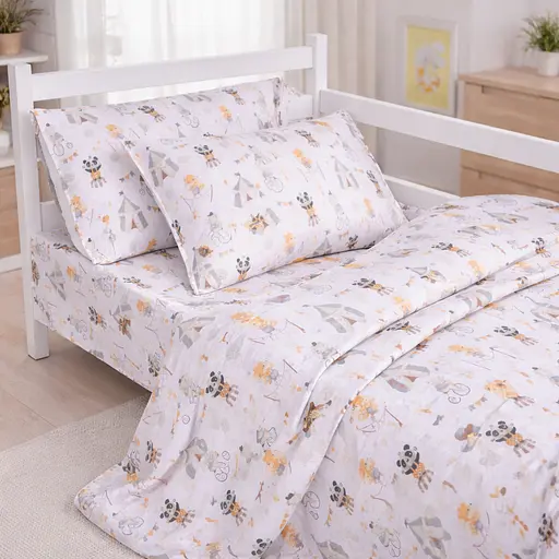 Комплект постільної білизни Бязь Mirson Baby Circus 160х220см (2200012576465) - фото 1